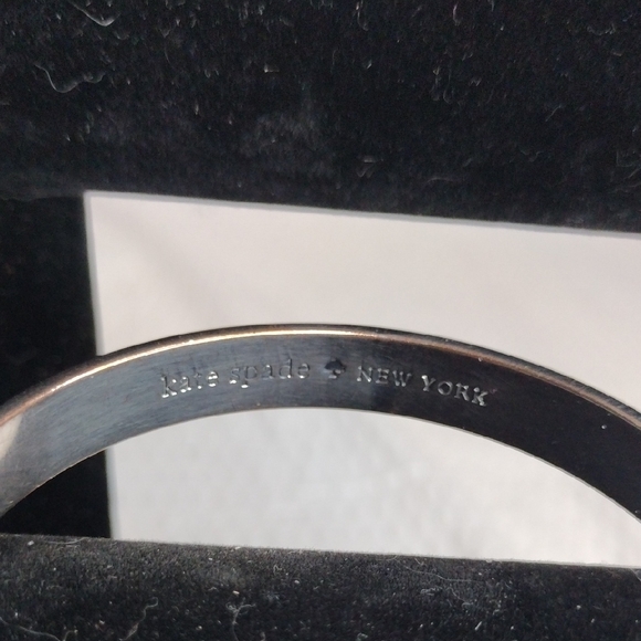Kate Spade Silver Bangle Bracelet YOU AND ME - Picture 3 of 11